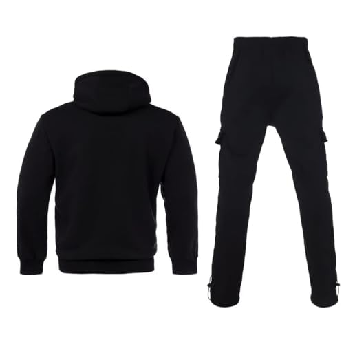 Bellnorth Men'S Tracksuit Sets Outfit Activewear Full Zip Fleece Hoodie Jacket Cargo Sweatpant Casual Sweatsuit 2 Piece Outdoor Sportswear thumb #3