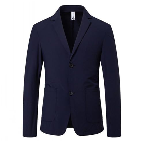 Mens Casual Blazer Long Sleeve Two Button Sport Coat Business Formal Light Suit Jacket for Wedding Daily