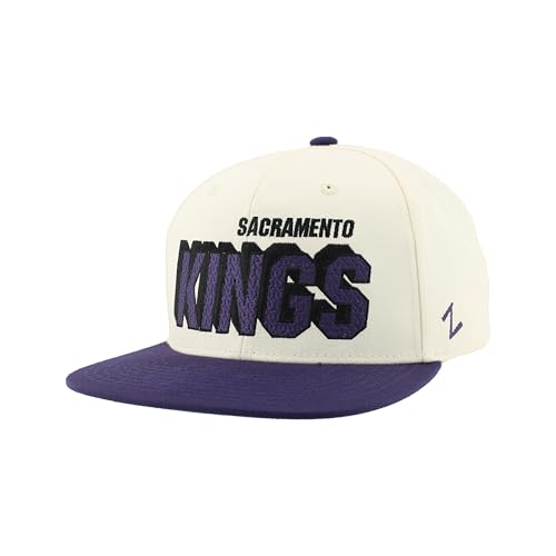 Sacramento Kings NBA Officially Licensed Adjustable Snapback Hat Flat Bill Z11 Retro Super Team