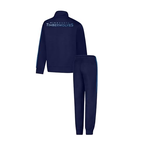 Image of Ultra Game Youth NBA Official Super Soft Full Zip Active Track Jacket and Pants Set