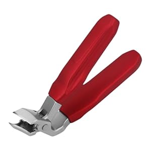 Lerpwige Edelstahl-Nagelzange mit Spritzschutz