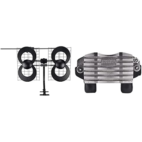 Antennas Direct ClearStream Juice VHF/UHF Preamplifier and ClearStream 4V TV Antenna Bundle Cover