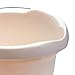 Rubbermaid Roughneck Heavy-Duty Utility Bucket 15-Quart Bisque Comfortable/Durable Pour Handle Sturdy Pail Bucket for Household Cleaning/Mopping