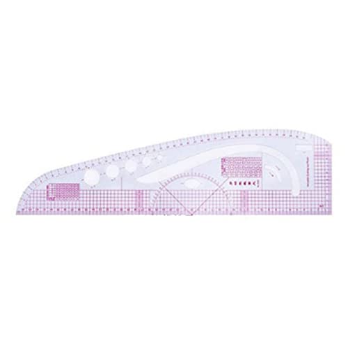 Règle de courbe de couture en PVC : lot de 7 outils de mesure essentiels pour tailleur - 5