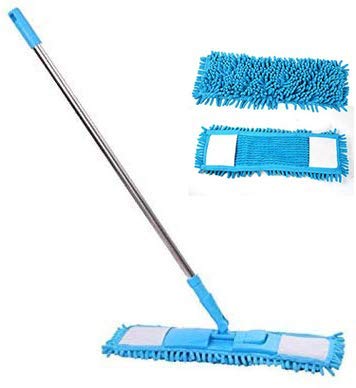 OMAZING KITCHEN Wet and Dry Cleaning Flat Microfiber Floor Cleaning Mop with Steel Rod Long Handle Dry Mop (+ mop Pad Refill Set of 2 Piece, Multi-Colour) (B09GPKXHS5) Amazon Price History, Amazon Price Tracker