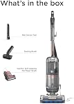 Shark AZ2002C Vertex DuoClean PowerFin Upright Vacuum with Powered Lift-Away and Self-Cleaning Brushroll, Rose Gold, HEPA (Canadian Version)