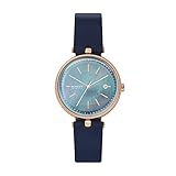 Skagen Damen Karolina Drei-Zeiger-Datum, 36 mm Gehäusegröße, Edelstahluhr