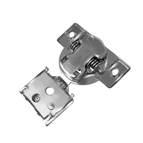 Berta (40 Pieces) 1/2 Inch Overlay Soft Closing Face Frame Cabinet Hinges, 105 Degree 6-Ways 3-Cam Adjustment Concealed Kitchen Cabinet Door Hinges With Screws (1/2 In. Overlay, 40 Pieces) #TOP4