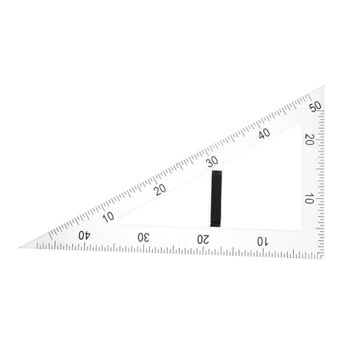 Règle triangulaire magnétique ABS pour résoudre les erreurs de tracé d'angles