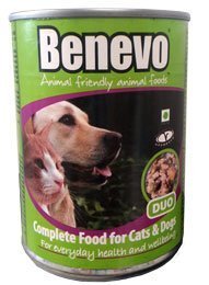Benevo Vegan Duo Food Wet (12 x 354g) - Dog and Cat - Hypoallergenic, Wheat Free & Non GM, For Large & Small Breeds, With Essential Fatty Acids, Taurine, & L-carnitine, PETA & Vegan Society Approved