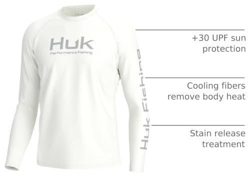 Image of HUK Men's Pursuit Vented Long Sleeve Fishing Shirt (+30 UPF)