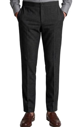 Image of Allen Solly Men's Formal Trousers | Premium Cotton Fabric | Smart Slim Fit for Office & Business Wear