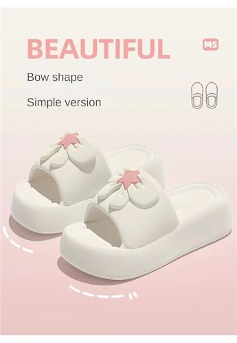 Cute Bow Pink Star Slipper Sandals Women Non Slip Outdoor & Indoor Footwear For Beach Travel Shower Flip Flops Women4
