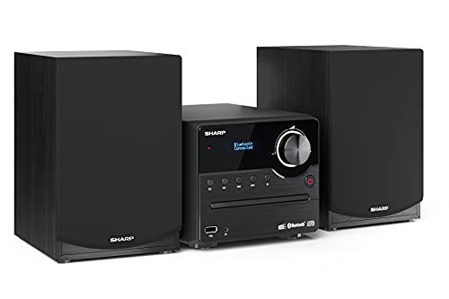 SHARP XLB517DBK Mirco-geluidssysteem 45W (digitale radio met DAB, DAB+ en FM/FM-radio, Bluetooth, USB, CD, MP3), zwart - Image 5