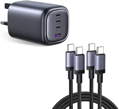 UGREEN 100W USB C Charger and 2 Pack 240W USB C Cable