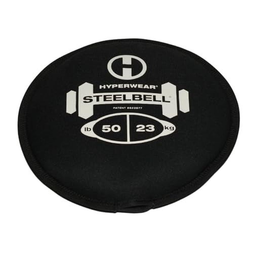 HYPERWEAR SteelBell® Soft Slam Weight – 50 lb Steel Shot