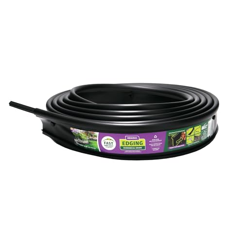 MASTER MARK Master Gardener Original Landscape Coiled Edging, Garden Border, Lawn Edging, Flower Bed Edging, Playground Edging