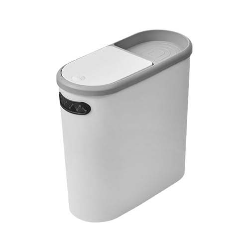 Papelera de reciclaje,10L Basurero de cocina - Tapa a presión para baño Casa de estar inodoro Habitación Estudiante Cocina Apartamento Estudio Trabajo Interior | Para WC Cuarto de baño Lavabo