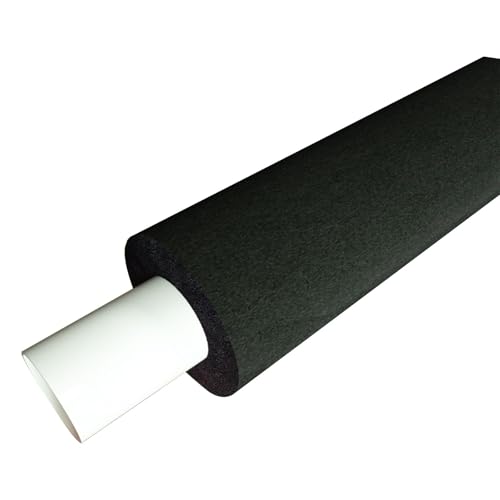 多目的ソフト給湯器 配管 断熱材、水道管 保温材、配管エアコンダクト用フォームチューブ断熱材フィットネスグリップサポート(2.5*1.7*180cm/1.0*0.7*71in)