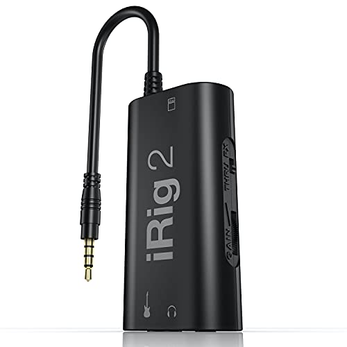 IK Multimedia iRig 2 - Mobile Guitar Interface, Negro