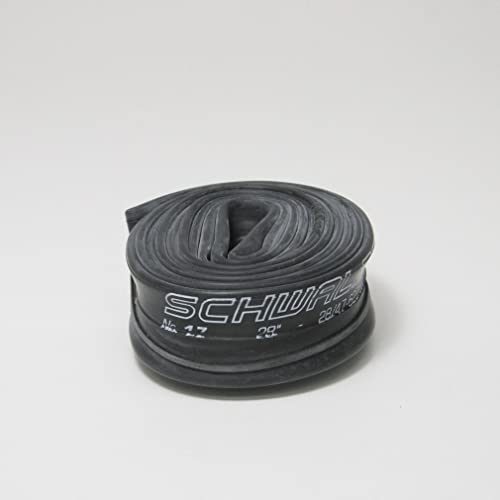 Chambre à air Schwalbe DV17 noire de rechange pour roue de vélo vélotaf