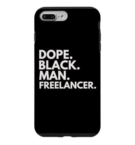 Dope Black Man Freelancer �A�t���J�n�A�����J�l�̃v���C�h �X�}�z�P�[�X iPhone 7 Plus/8 Plus �p