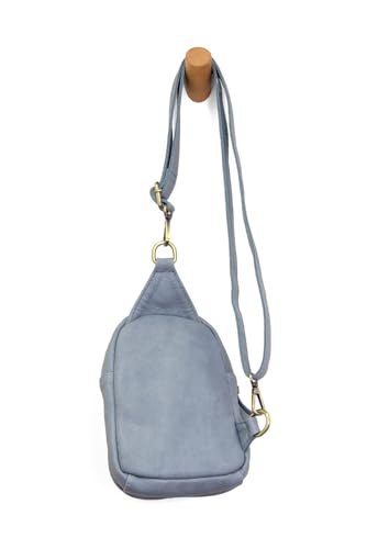 Image of Joy Susan Skyler Sling Bag: Vegan Leather, Zippered Closure, Brass Plated Hardware