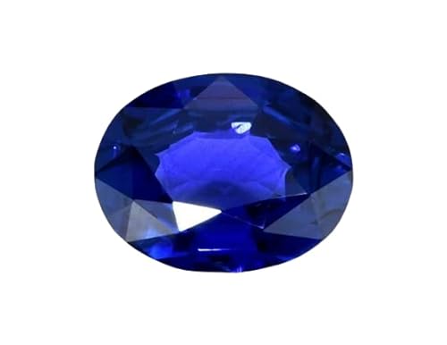 Galaxy Gems �I���W�i�� Neelam Stone 7.5 ���b�e�B �u���[ �T�t�@�C�A �X�g�[�� 7�J���b�g Neelam Ratan Indraneelam Nilamani Nilamani Pathar Neelamani �X�������J �Z