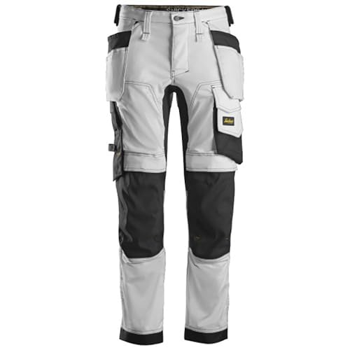Snickers Workwear Unisex_Adult Trousers, White, 50