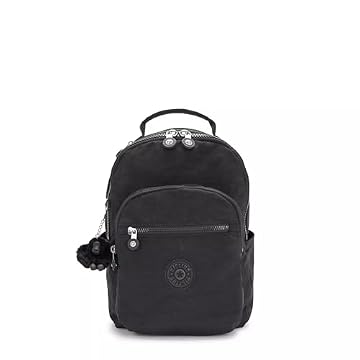 Mochila feminina Kipling Seoul preta pequena