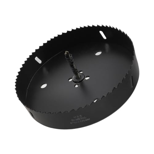 Image of 6-45 /64 inch /170mm Hole Saw BI -Metal Hole Drilling Cutter for Cutting in Wood Thin Metal and Plastic