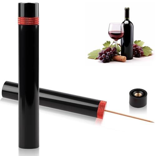 Tire Bouchon, Tire-Bouchon à Pression D'air 7S Cork Pops Out, Décapsuleur Pompe Ouvre Bouteille Vin Outils, Wine Opener Portable pour Sommelier Amateurs Maison Restaurant Cadeau Fête Noel
