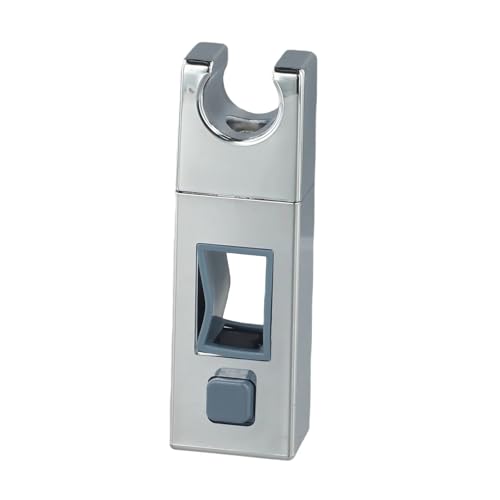 Soporte de ducha cromado ajustable para solucionar caídas de cabezal e instalación sin obras 4