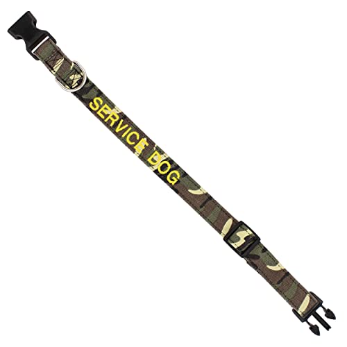 Mondo Medical Emotional Support Service Dog Collar - 15.5 to 24in Camo Large Dog Collar for Large Sized Dogs - Thumbnail 7