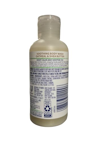 St. Ives Soothing Oatmeal and Shea Butter Body Wash 3 oz (Pack of 6)