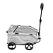 Dioche Folding Pet Carrier with Wheels, Dog Stroller Carbon Steel 15.43 Load Capacity Pet Travel Cart, Designed for Convenience with 45 Degree Entry Area and Storage Bag, Made with a