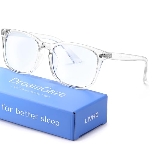 livho Blocking Gaming Glasses Blue Green Light for Computer Sleeping,
