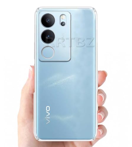 Image of Soft Silicone TPU Back Cover Compatible with Vivo V29 5G, Transparent