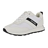 Calvin Klein Women's Tanja Sneaker, White/Black 140, 5.5