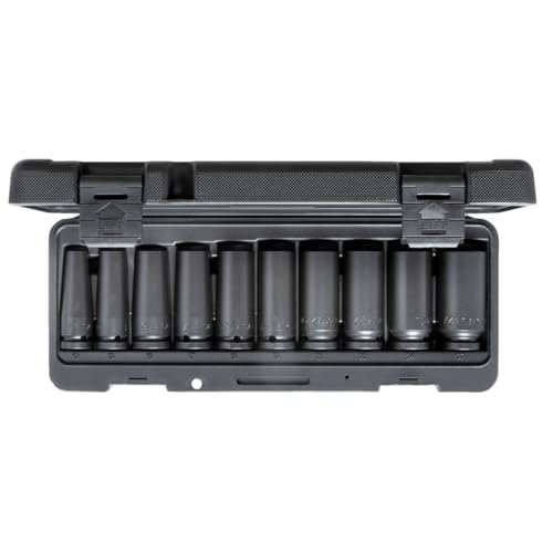 Gedore 3459195 K 19 010 Schlagschraubersatz Lang 12" 10 Stück 10 27 mm 10 mm 11 mm 12 mm 13 mm 14 mm 15 mm 16 mm 17 mm 18 mm 19 mm 20 mm 21 mm 22 mm 23 mm 24 mm 25 mm 26 mm 27 mm - vue 2