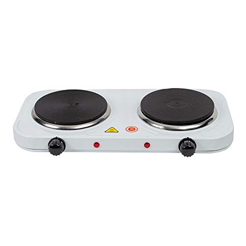 Catálogo para Comprar On-line Parrilla Electrica 1 Quemador los 10 mejores. 42 IUSA, Parrilla Eléctrica, 1 Quemador de disco, Potencia 2000W, Portátil y práctica, Fácil colocación y almacenaje, 5 niveles de temperatura, Color blanco.