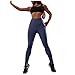 Produktbild Battnot-Damen Sport Leggings Hohe Taille Hüfte Solide Grau Lange Yogahose Bauchkontrolle Laufen Ausdehnungs Trainieren Athletic Fitness Gamaschen, Frauen Workout Strumpfhosen Womens Pants Trousers