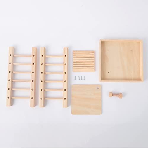 Balama Heuraufe Futternapf, 36x24x24cm - Für Kaninchen, Meerschweinchen, Hasen, Hamster, Mäuse, Ratten