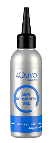 Anti Schuppen Gel für trockene und juckende Kopfhaut (100ml) | Kopfhautpflege bei Schuppenflechte (Psoriasis), Ekzem und Juckreiz | Kopfhaut Serum mit Octopirox, Panthenol & Kamille