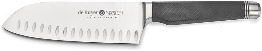 FK2 SANTOKU KNIFE in Carbon Fiber Composite and Stainless steel Alloy, 6.75-Inch Blade