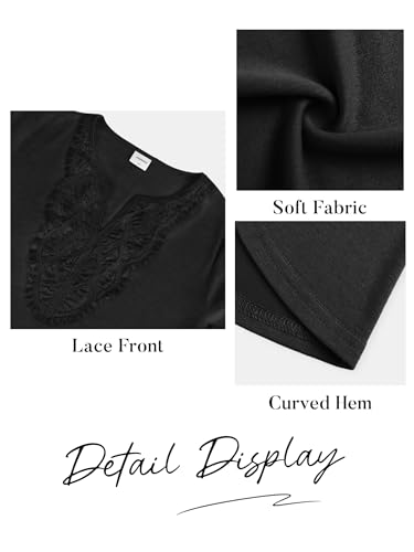 Image of XIEERDUO Boho Tops for Women Blouses Dressy Casual V Neck Long Sleeve Shirts Fall Outfits Trendy Vacation Clothes