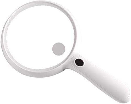 Loupe de poche à LED extra large cadeau utile enfants et grands-parents