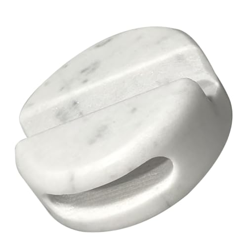 Support de téléphone de bureau en marbre parfait pour libérer vos mains en cuisine