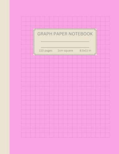 Graph Paper Composition Notebook 1cm Squares: A4 Grid Paper Notebook 1cm Squared For Designers, Math, STEM and Science Students for School, College or Work 8x11 inches