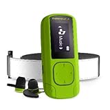 - ACCESORIOS: MP3 deportivo con pinza trasera incorporada para engancharlo al brazalete reflectante incluido para entrenar cómodamente mientras escuchas música.